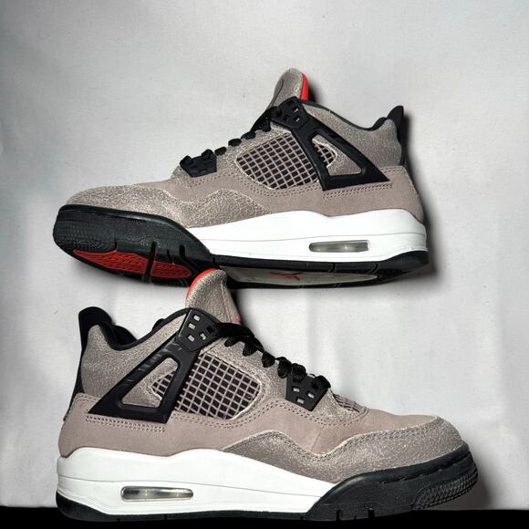 Nike Air Jordan 4 Retro GS Taupe Haze Men's Shoes - Size 6 - Picture 4 of 9
